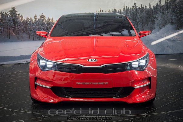 Подробные фотографии концепта KIA SPORTSPACE (обновленной Optima универсал)